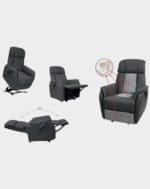 Cosmo Fauteuil releveur 3 moteurs zéro gravity