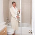 Barre d'appui Curve sol-plafond