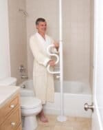 Barre d'appui Curve sol-plafond