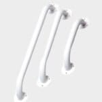 Barre d'appui acier blanc