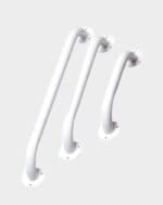 Barre d'appui acier blanc