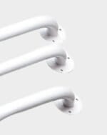 Barre d'appui acier blanc