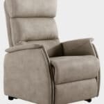 Brescia Fauteuil Releveur 2 moteurs assis microfibre taupe clair