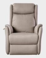 Come Fauteuil releveur 2 moteurs face microfibre Taupe Clair