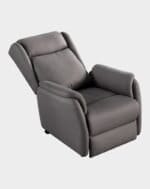 Come Fauteuil releveur 2 moteurs dossier microfibre gris