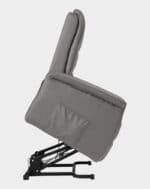 Milano fauteuil releveur 2 moteurs taupe foncé cuir