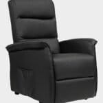 Milano fauteuil releveur 2 moteurs cuir noir
