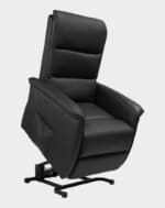 Milano fauteuil releveur 2 moteurs cuir noir