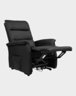 Milano fauteuil releveur 2 moteurs jambes cuir noir