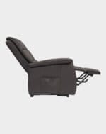 Milano fauteuil releveur 2 moteurs côté marron microfibre