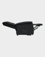 Milano fauteuil releveur 2 moteurs allongé cuir noir