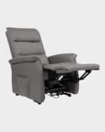 Milano fauteuil releveur 2 moteurs allongé taupe foncé cuir