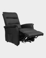 Milano fauteuil releveur 2 moteurs allongé taupe foncé cuir