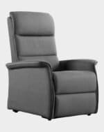 Milano fauteuil releveur 2 moteurs côté gris microfibre
