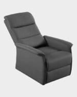 Milano fauteuil releveur 2 moteurs dossier gris microfibre