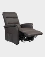 Milano fauteuil releveur 2 moteurs allongé cuir marron