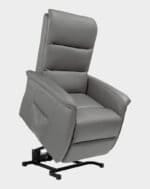 Milano fauteuil releveur 2 moteurs taupe foncé cuir