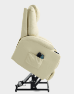 Kalys Fauteuil Releveur 2 moteurs Chauffant et Massant cuir – Image 24