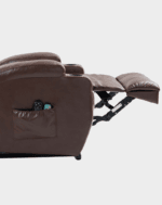 Kalys Fauteuil Releveur 2 moteurs Chauffant et Massant cuir – Image 14