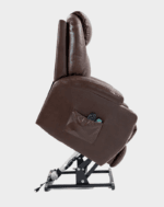 Kalys Fauteuil Releveur 2 moteurs Chauffant et Massant cuir – Image 15