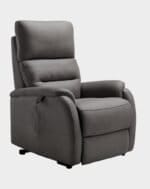 Magda Fauteuil Releveur 4 moteurs assis gris microfibre
