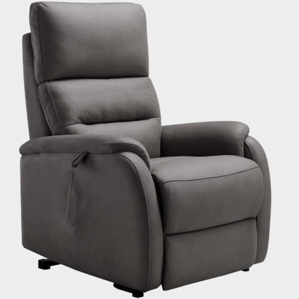 Magda Fauteuil Releveur 4 moteurs assis gris microfibre
