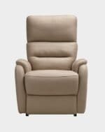 Magda Fauteuil Releveur 4 moteurs face mastic microfibre