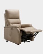 Magda Fauteuil Releveur 4 moteurs relève jambes mastic microfibre