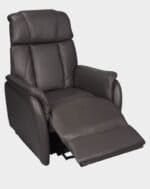 Timéo Fauteuil Releveur 2 moteurs relève jambes cuir marron