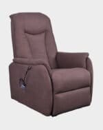 New Matéo Fauteuil Releveur 2 moteurs assis brun microfibre