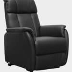 Timéo Fauteuil Releveur 2 moteurs assis cuir noir