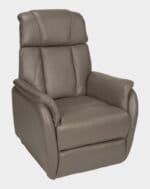 Timéo Fauteuil Releveur 2 moteurs assis cuir taupe clair