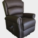 Renaissance Fauteuil Releveur 2 moteurs assis marron PU