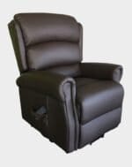 Renaissance Fauteuil Releveur 2 moteurs assis marron PU