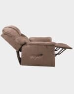 New Salta Fauteuil Releveur 2 moteurs allongé marron microfibre