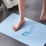 Sortie de bain antidérapante en diatomite