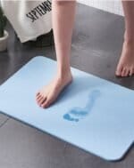 Sortie de bain antidérapante en diatomite