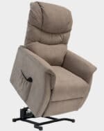 Vérona Fauteuil Releveur 2 moteurs releveur côté brun microfibre