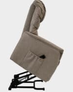 Vérona Fauteuil Releveur 2 moteurs releveur brun microfibre