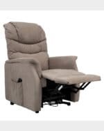 Vérona Fauteuil Releveur 2 moteurs relève jambes brun microfibre