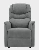 Vérona Fauteuil Releveur 2 moteurs face gris microfibre