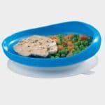 Assiette à rebord sur ventouse