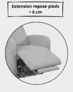 Harmony fauteuil releveur 2 moteurs – Image 17