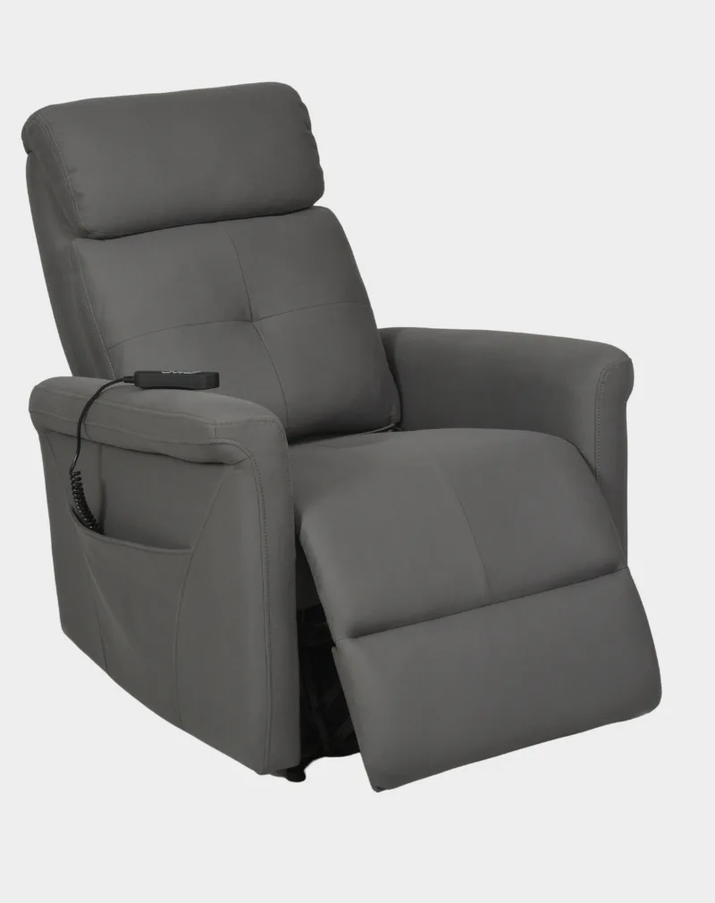 FAUTEUIL RELEVEUR 2 MOTEURS BOSTON- GRIS FONCE RELAX