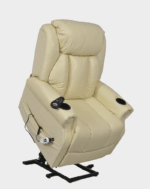 So Kalys fauteuil releveur 2 moteurs Chauffant et massant cuir – Image 9