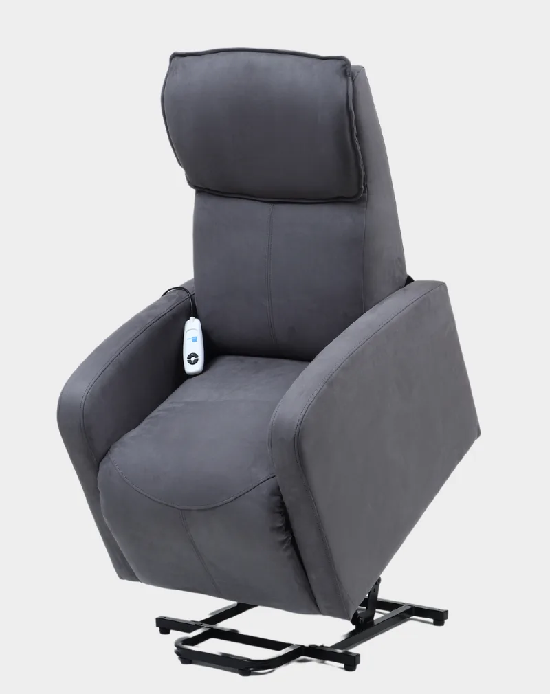 Fauteuil Médicalisé Relax - Cuir Noir - Neuf Jamais Utilisé - Avec Moteur Électrique