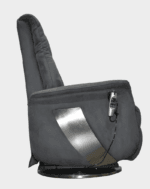 FAUTEUIL RELEVEUR 2 MOTEURS - MAJESTY -PIVOTANT GRIS FONCE COTE