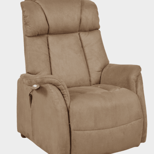 FAUTEUIL RELEVEUR 2 MOTEURS MENTON - BEIGE AMANDE REPOS