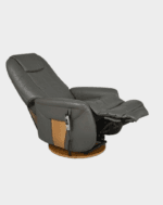 FAUTEUIL RELEVEUR 2 MOTEURS - PRESTIGE-PIVOTANT GRIS FONCE ALLONGE