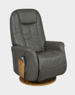 FAUTEUIL RELEVEUR 2 MOTEURS - PRESTIGE - PIVOTANT GRIS FONCE REPOS